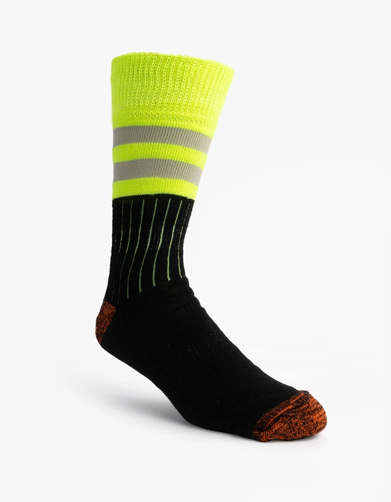 STB HIGHVIZ Mens Work Socks Multi