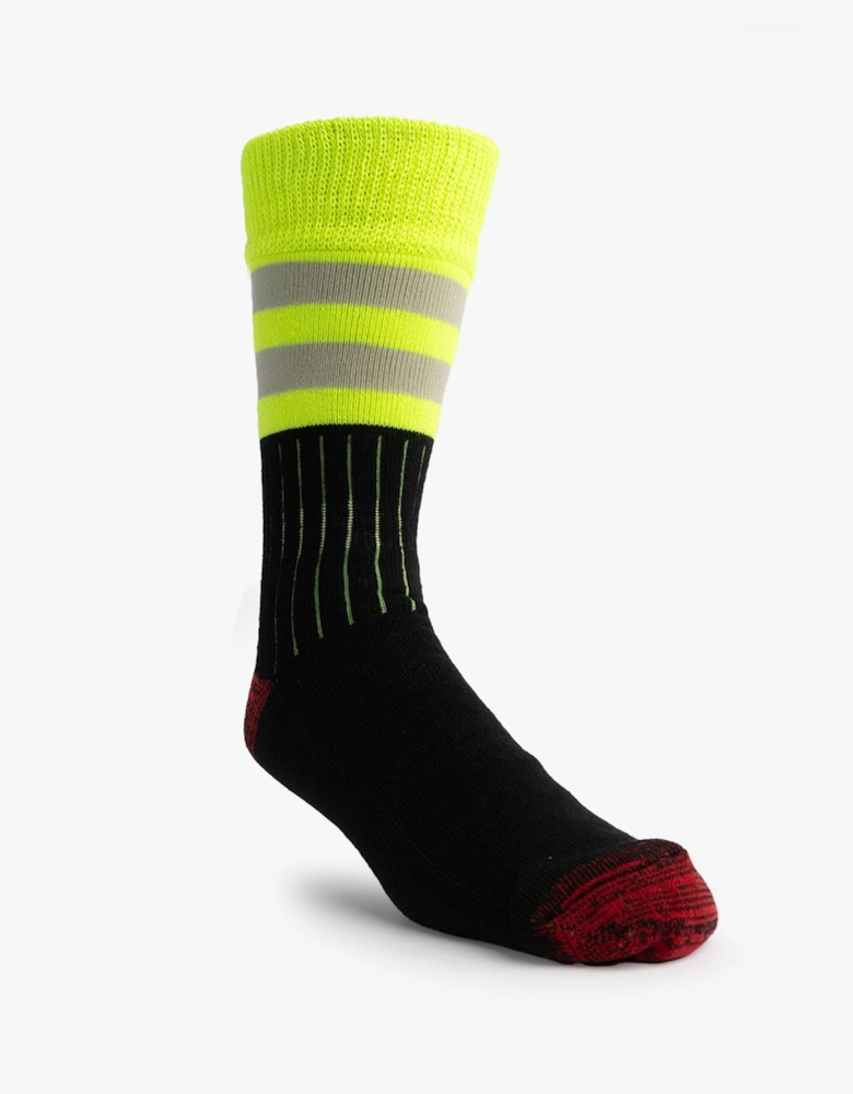 STB HIGHVIZ Mens Work Socks Multi