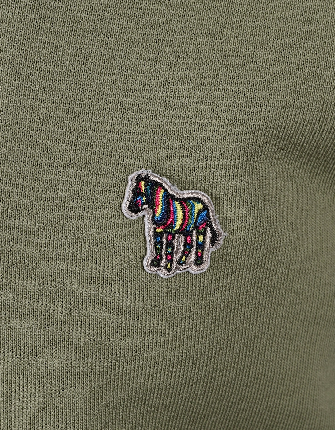 PAUL SMITH REG FIT HALF ZIP GREEN 2