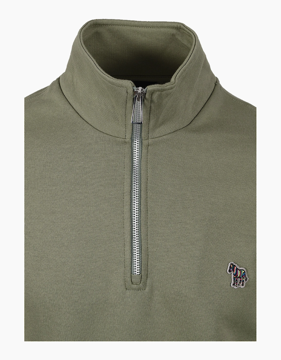 PAUL SMITH REG FIT HALF ZIP GREEN 2
