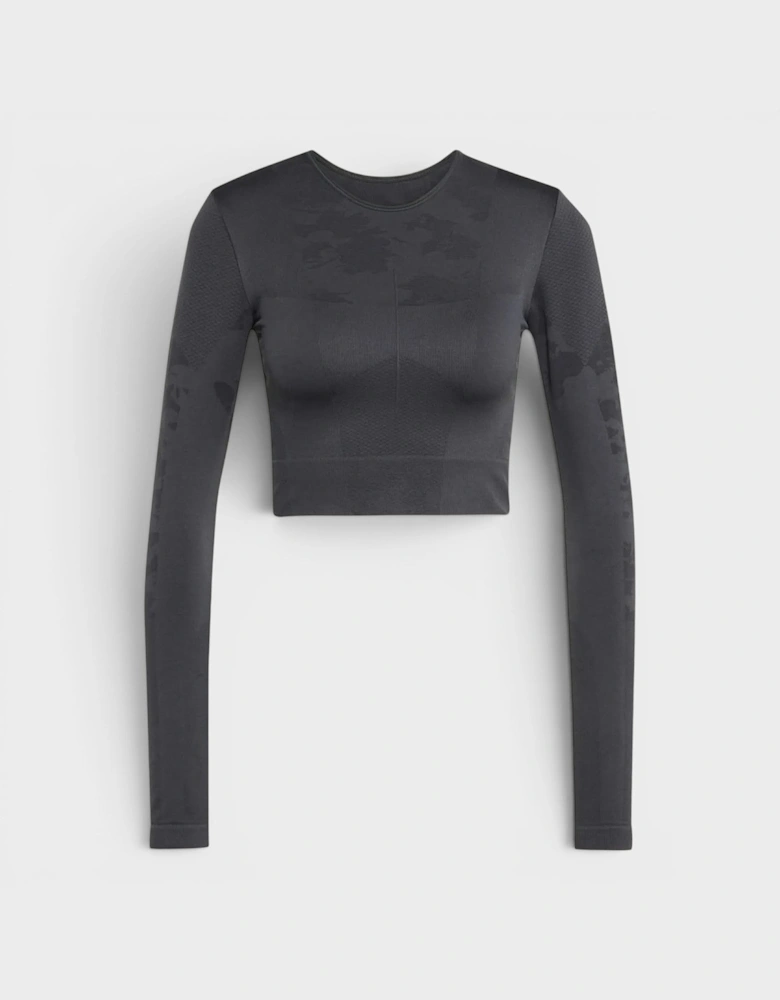 Adidas Truestrength Seamless Long Sleeve Yoga Top Black