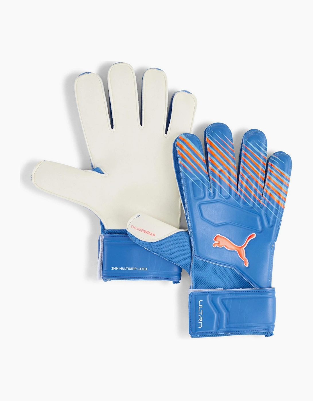 Puma Ultra Play Rc Juniors Goalkeeper Gloves - Blue/Multi - Size, 4