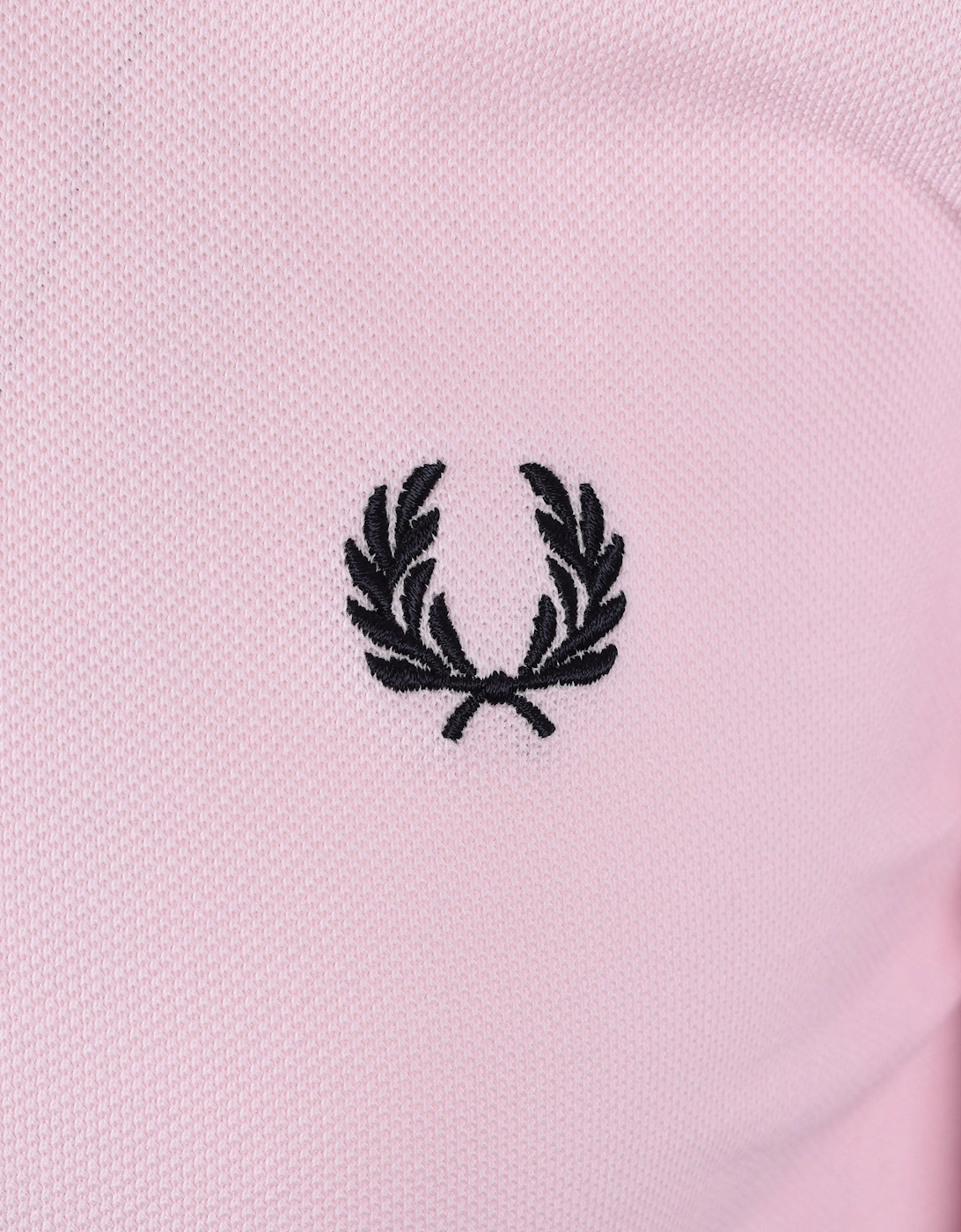 FRED PERRY TWIN TIPPED POLO ICED PINK/NAVY