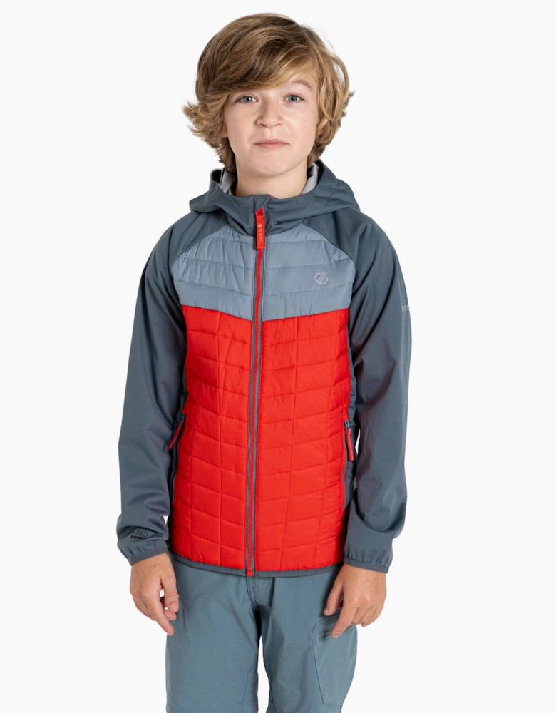 Dare 2B Childrens/Kids Explore II Colour Block Hybrid Jacket