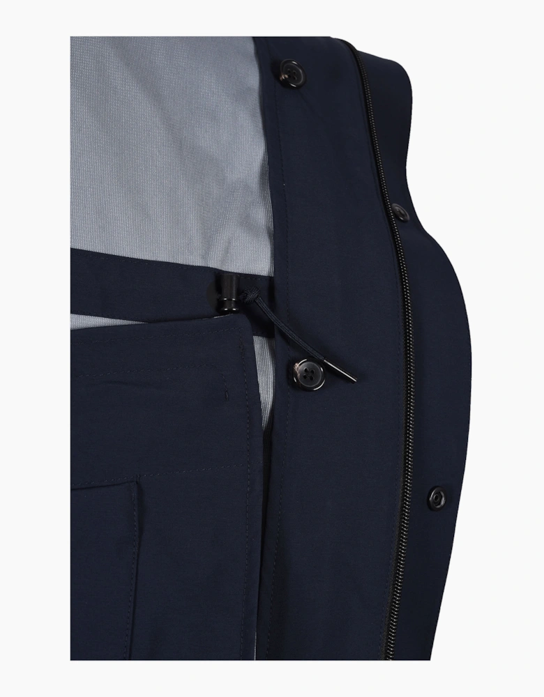 PAUL SMITH PARKA DETACHABLE LINER NAVY