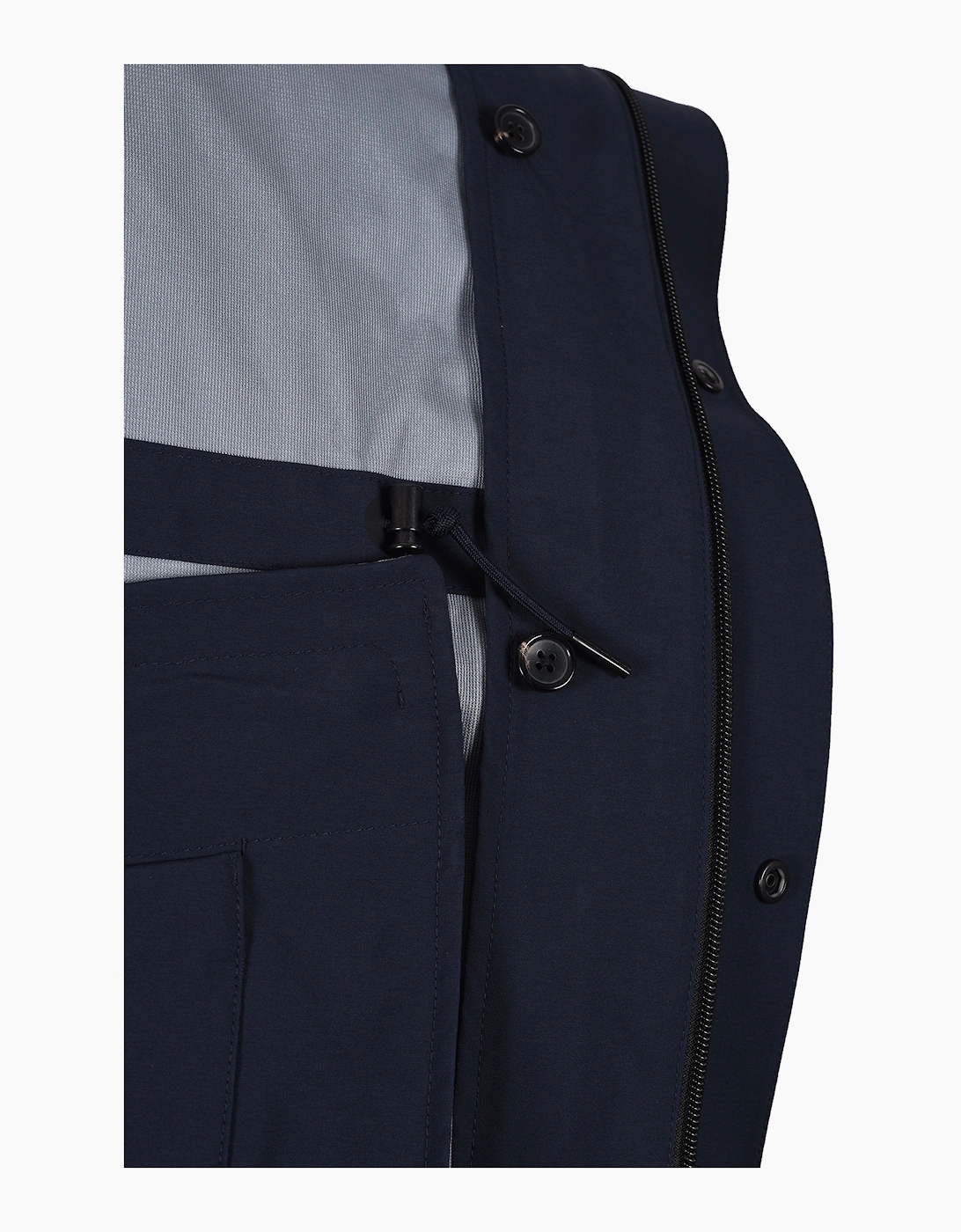PAUL SMITH PARKA DETACHABLE LINER NAVY
