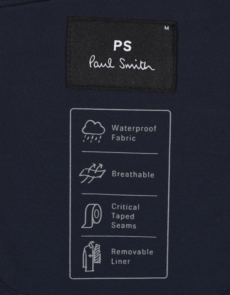 PAUL SMITH PARKA DETACHABLE LINER NAVY