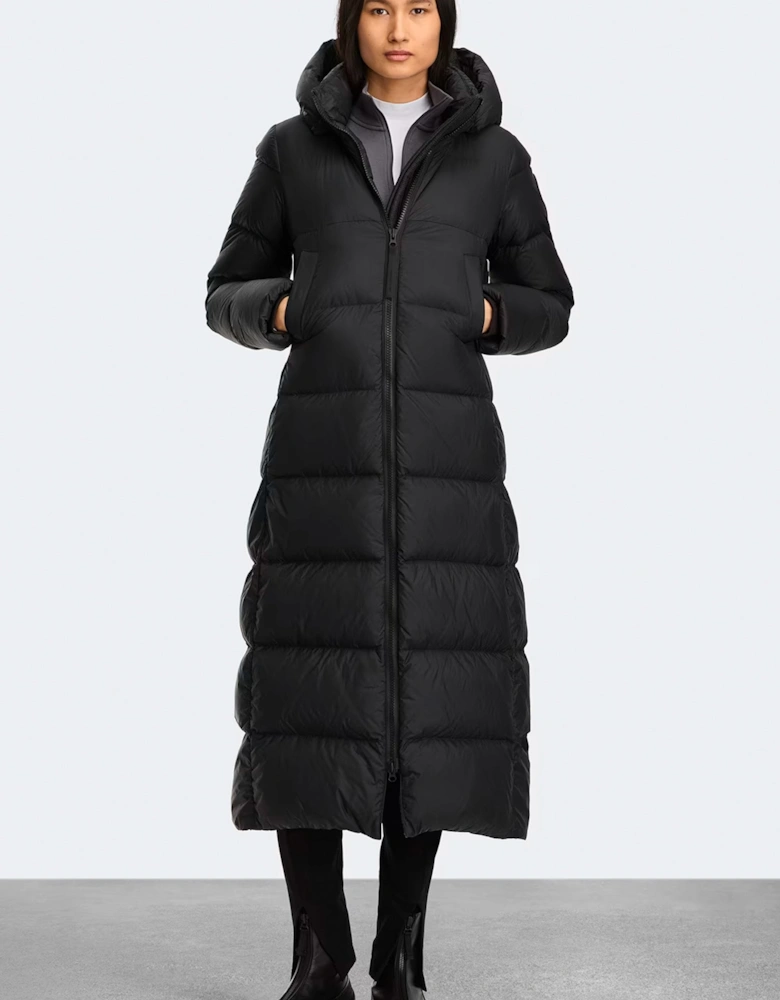 Womens Mystique Puffer Tonal Disc Black