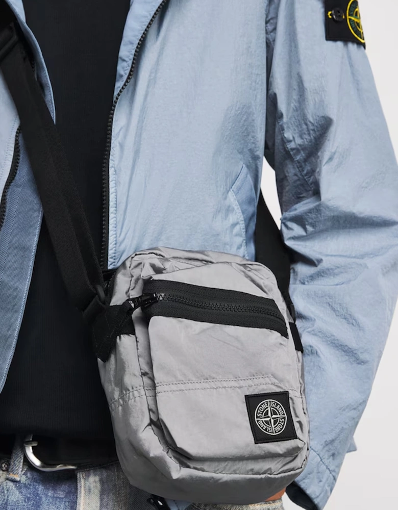 S0251 Compass Patch Cross Body Bag Grey