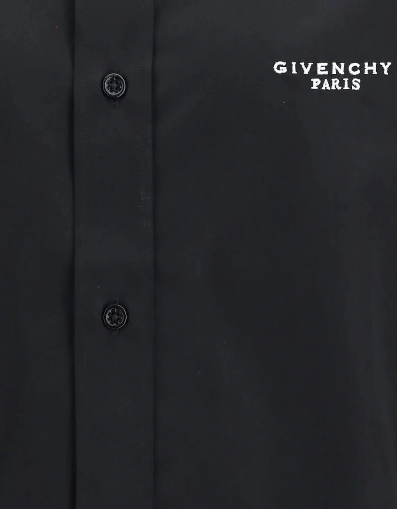 Givenchy Stamp Cotton Shirt Black