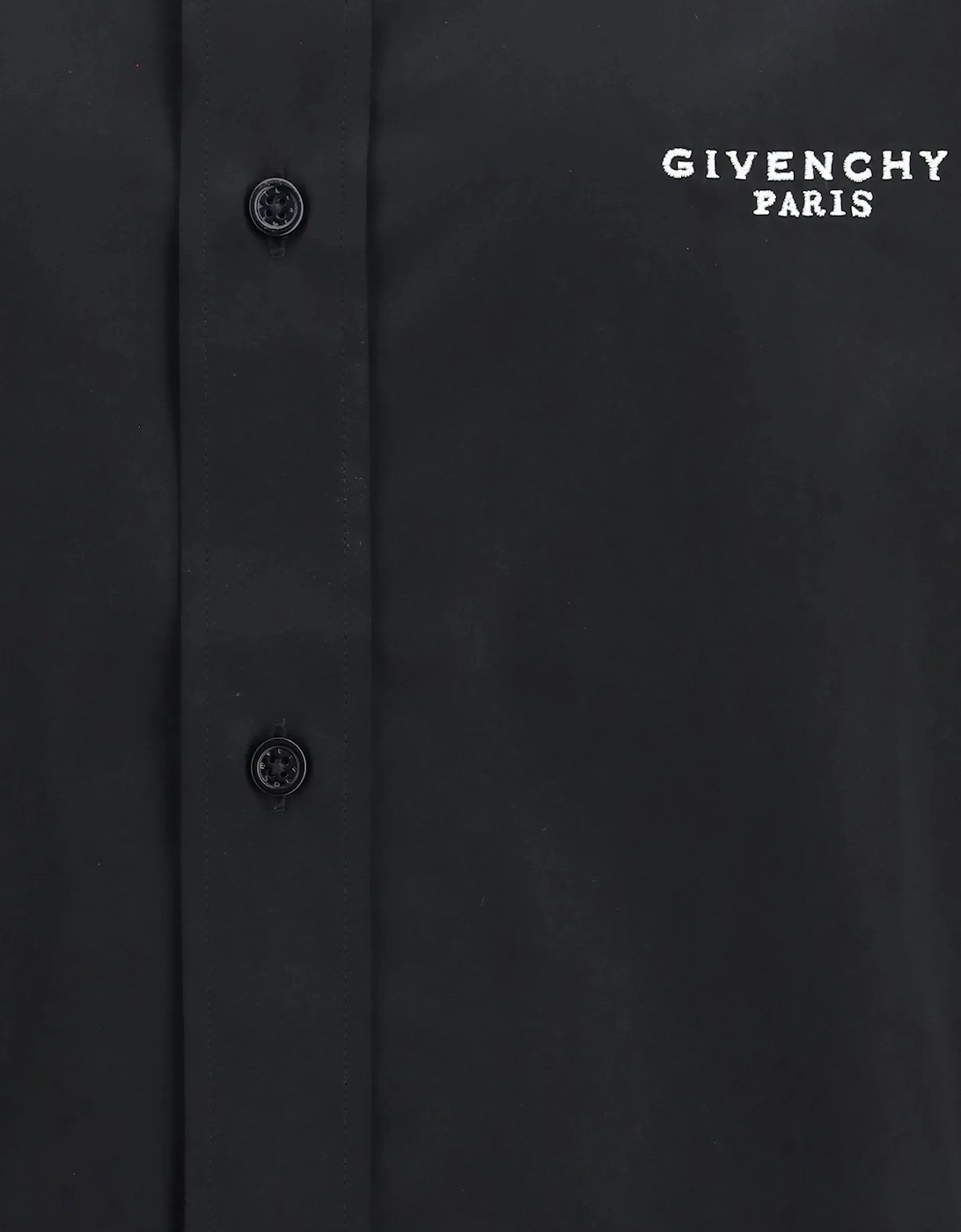 Givenchy Stamp Cotton Shirt Black