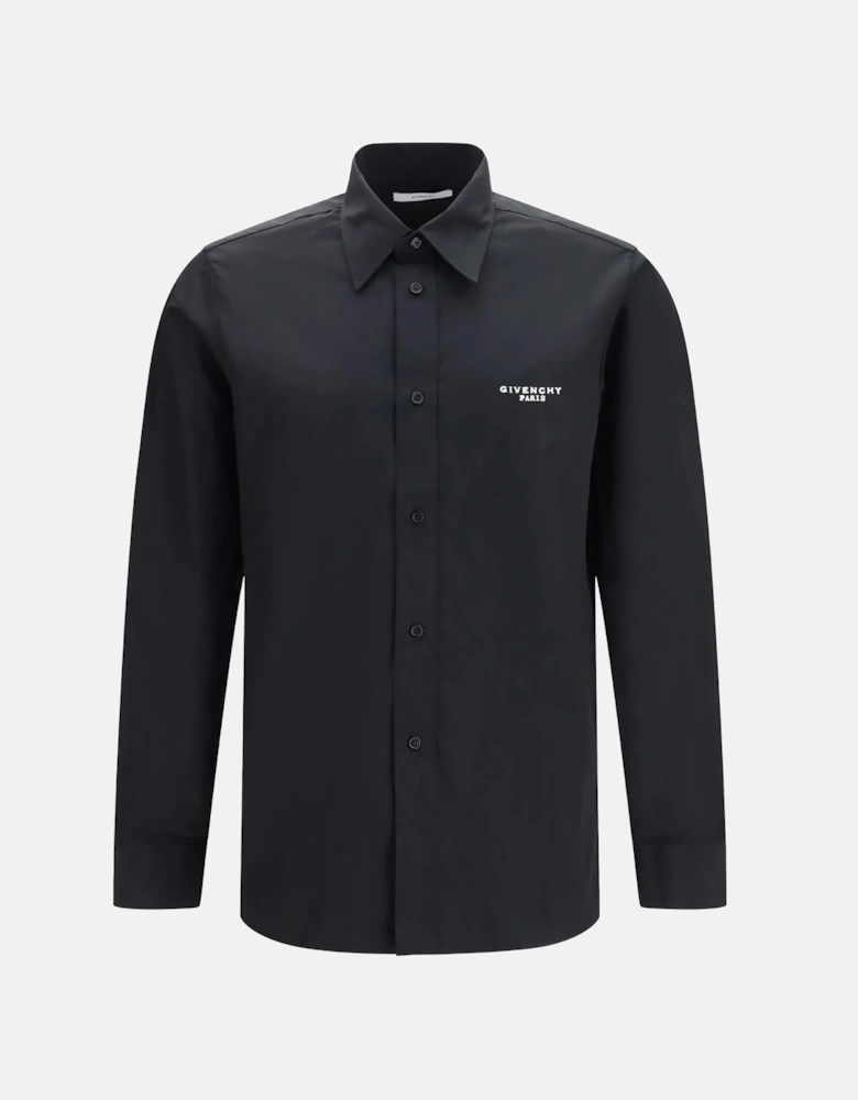 Givenchy Stamp Cotton Shirt Black
