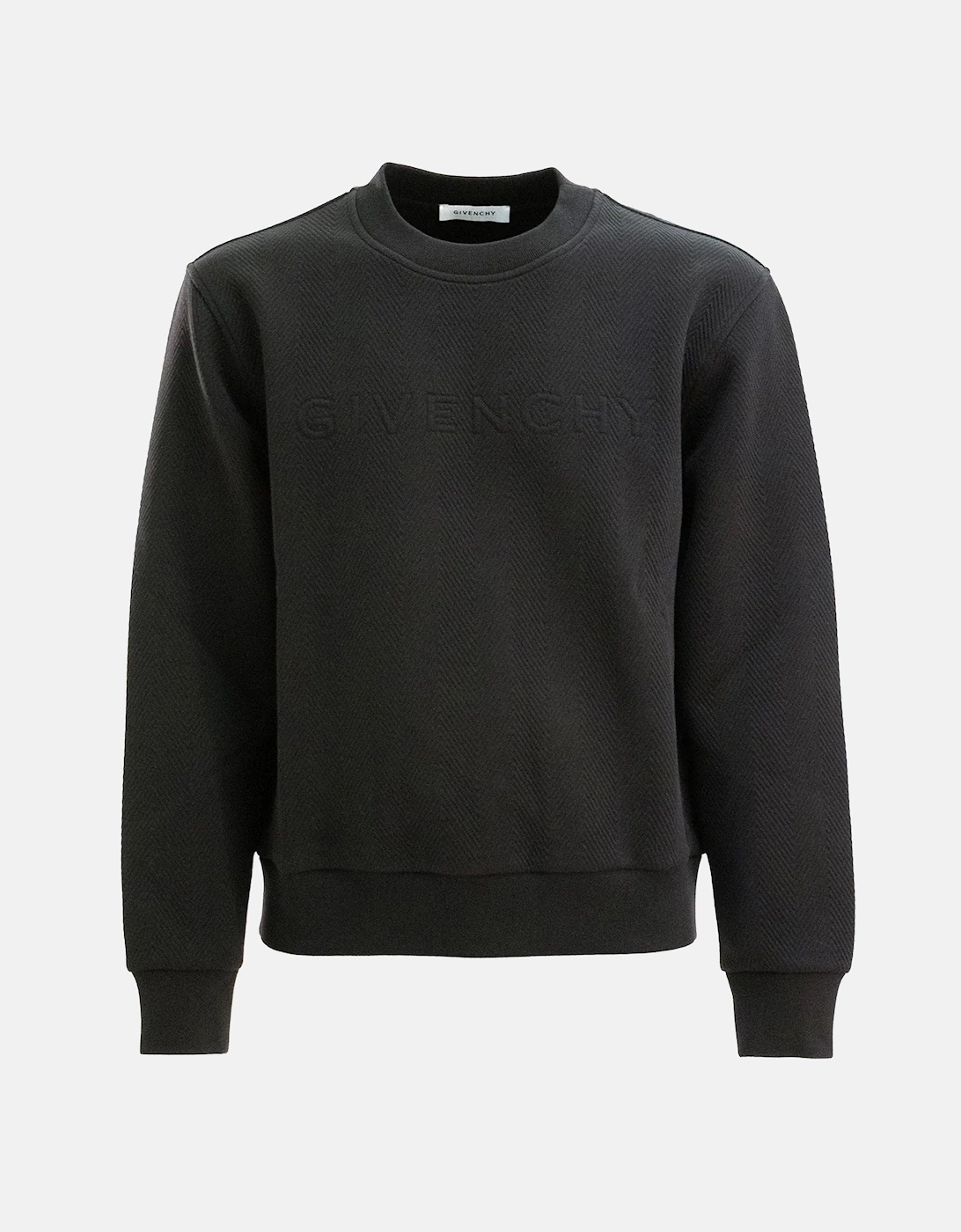 Quilted Sweatshirt Black, 3 of 2