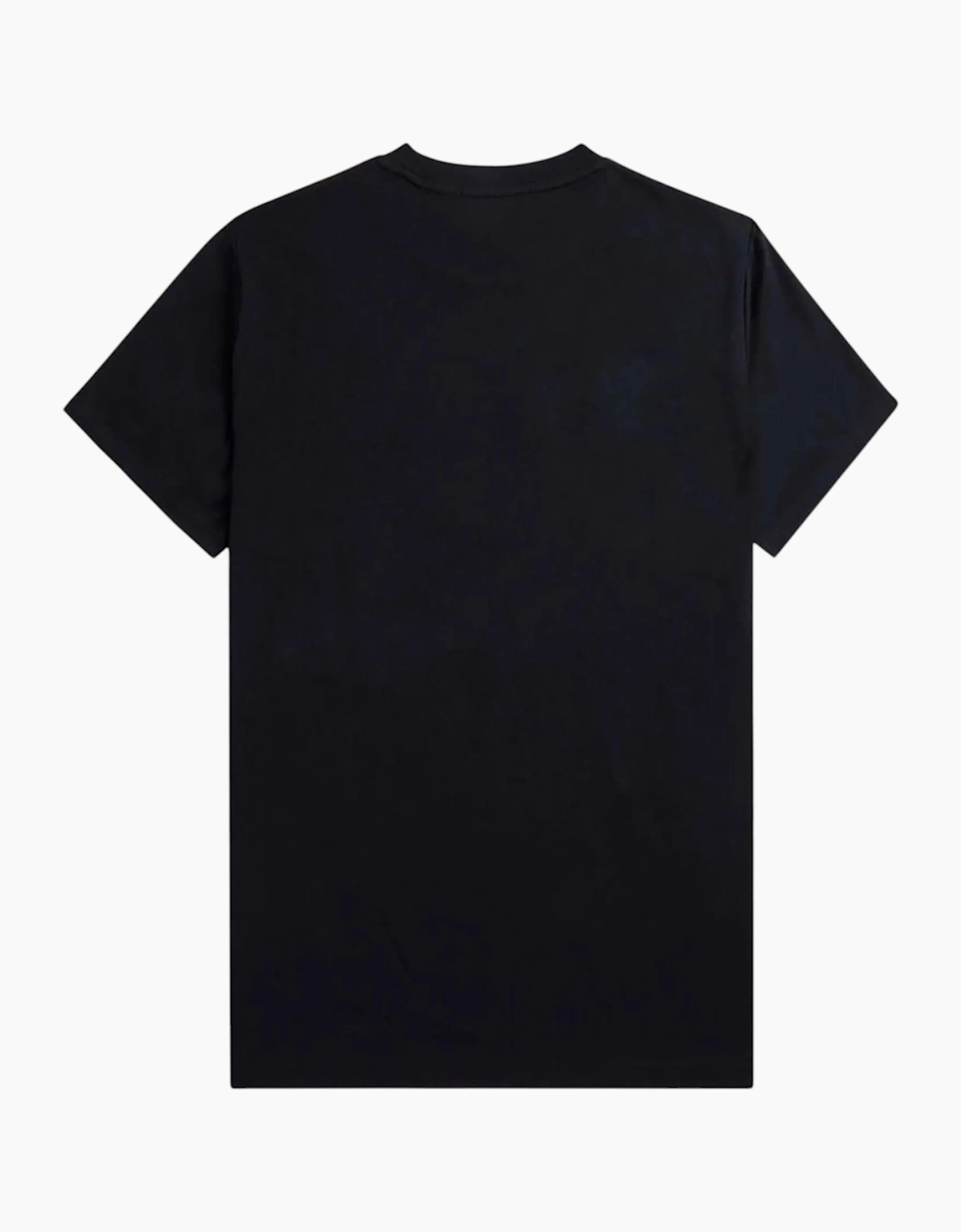 Fred Perry Mens T Shirt Textured Laurel Wreath Logo Crew Neck Short Sleeve Summer Tee