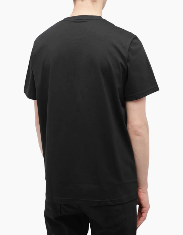 Fred Perry Mens T Shirt Textured Laurel Wreath Logo Crew Neck Short Sleeve Summer Tee