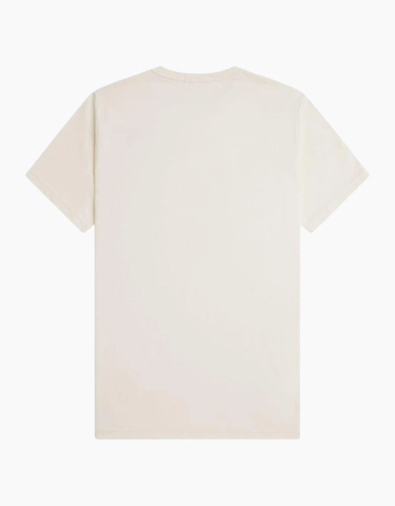 Fred Perry Mens T Shirt Textured Laurel Wreath Logo Crew Neck Short Sleeve Summer Tee