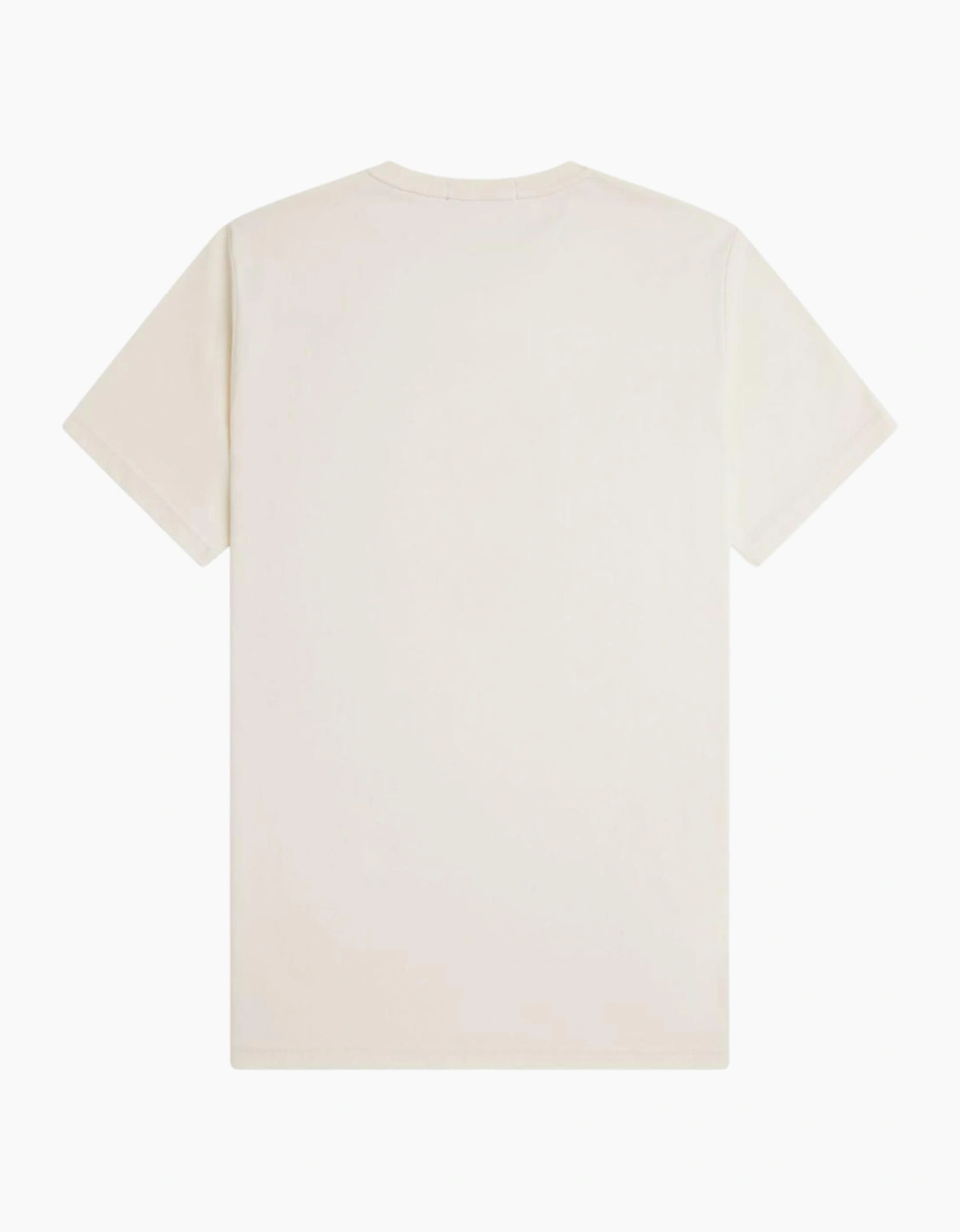 Fred Perry Mens T Shirt Textured Laurel Wreath Logo Crew Neck Short Sleeve Summer Tee