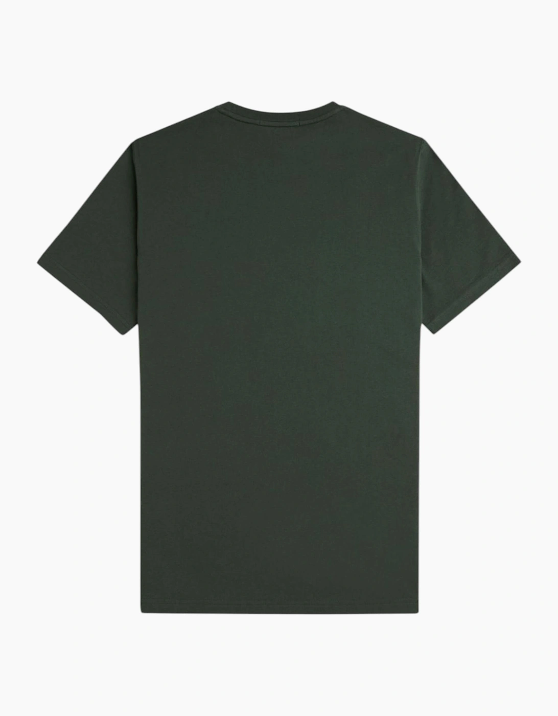 Fred Perry Mens T Shirt Textured Laurel Wreath Logo Crew Neck Short Sleeve Summer Tee