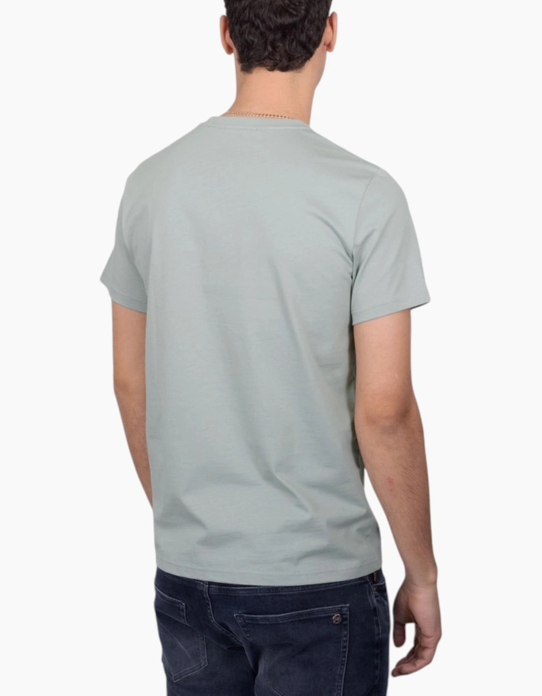 Fred Perry Mens T Shirt Textured Laurel Wreath Logo Crew Neck Short Sleeve Summer Tee