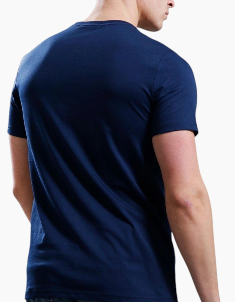 Fred Perry Mens T Shirt Textured Laurel Wreath Logo Crew Neck Short Sleeve Summer Tee