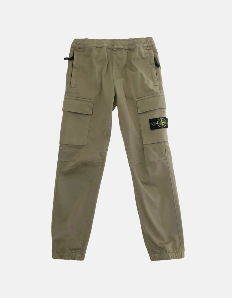 Kids Cargo Trousers Beige/Khaki