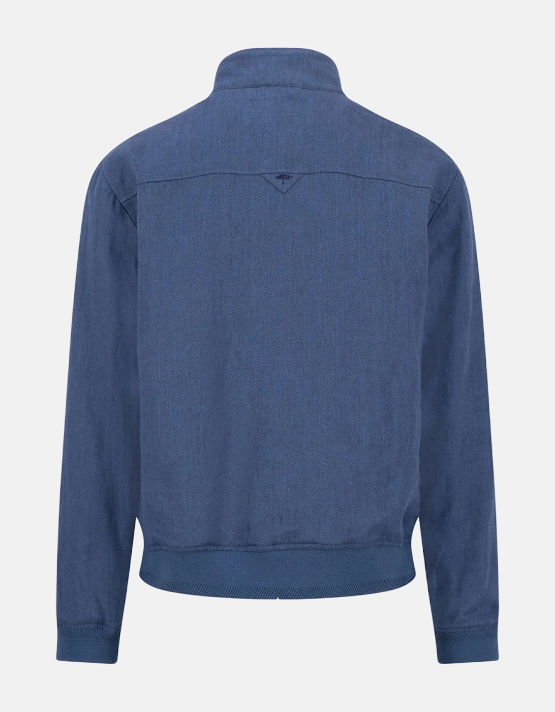 Pure Linen Harrington Jacket Horizon Blue