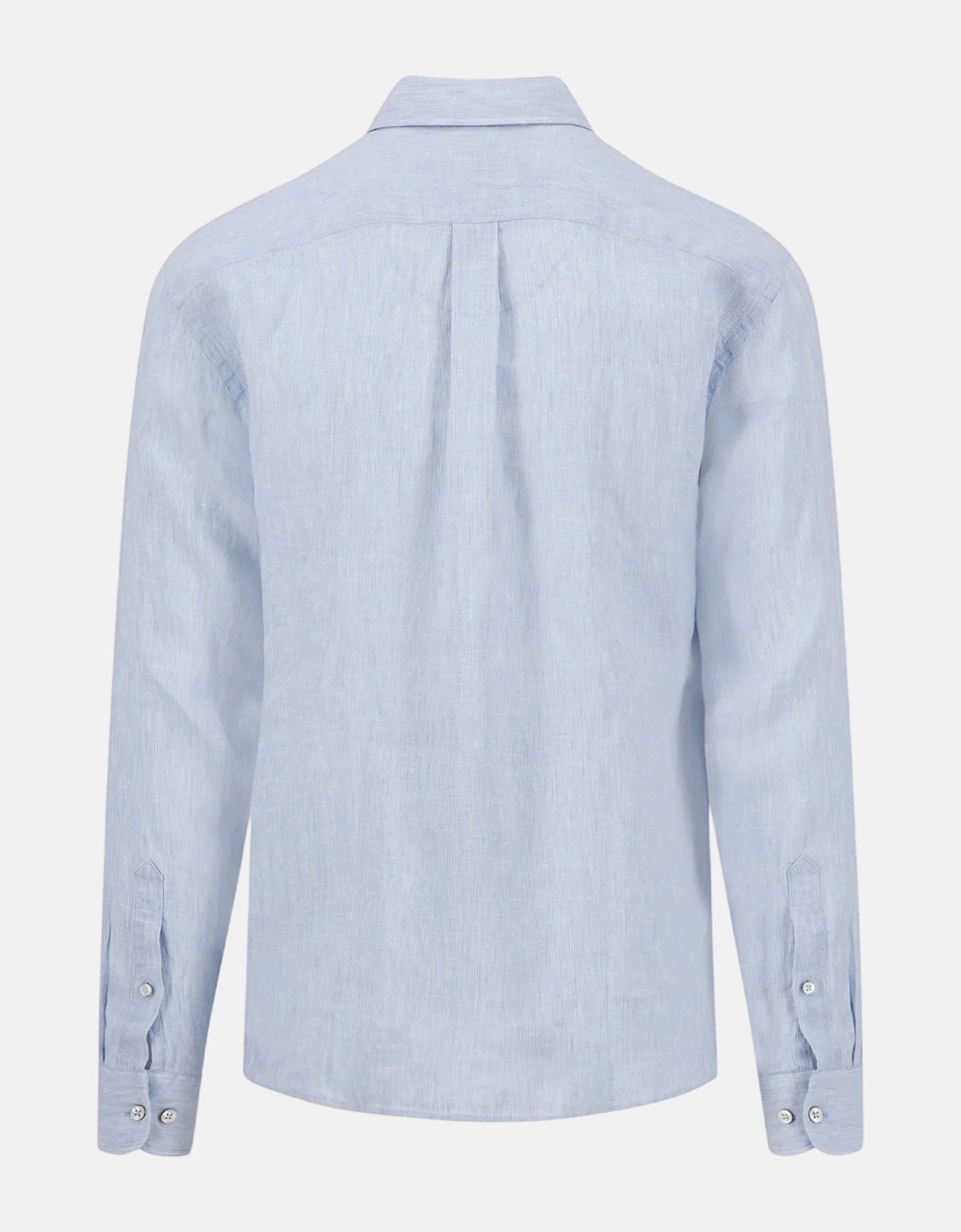 Needle Stripe Linen Button Down Shirt New Breeze