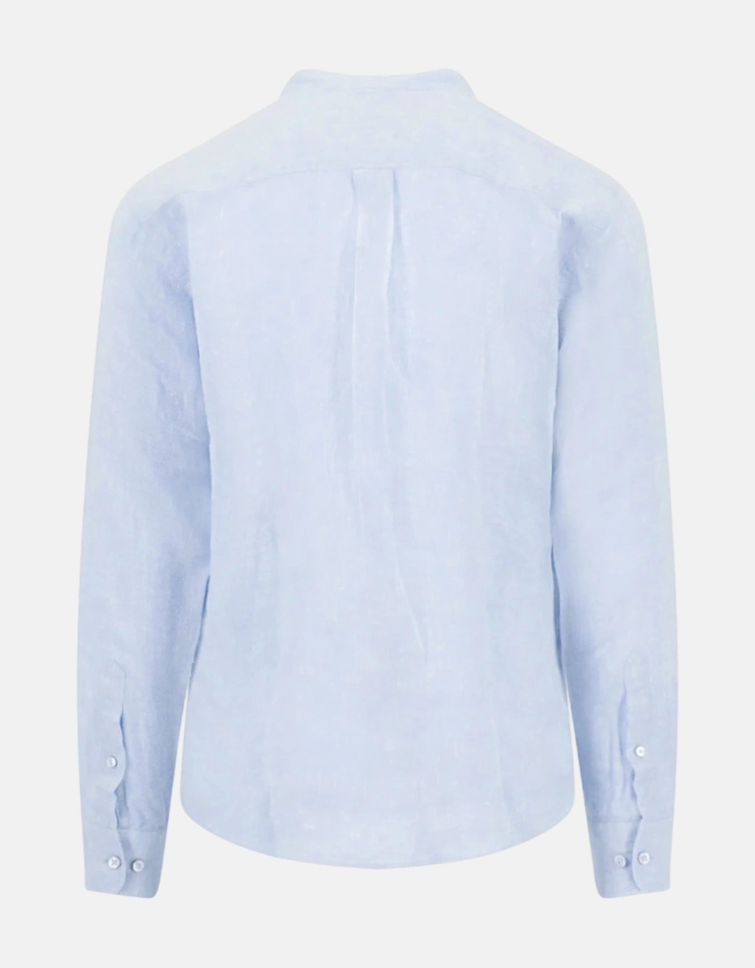 Stand Collar Pure Linen Shirt New Breeze