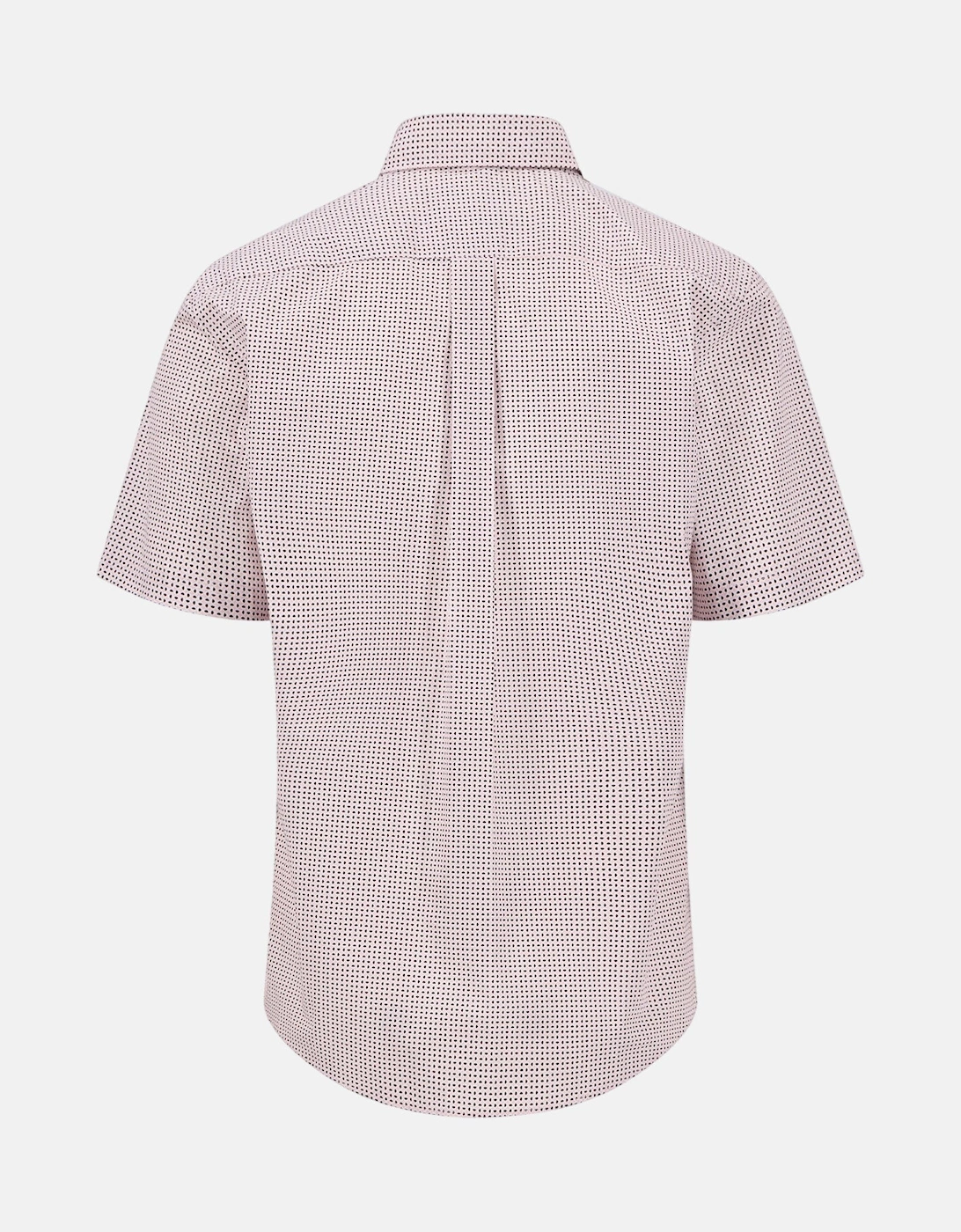 Minimal Print Short Sleeved Shirt Magnolia