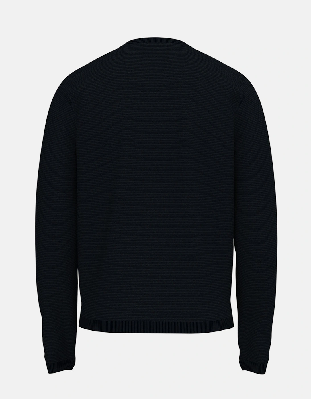 Fine Knit Air Cotton V-Neck Sweater Navy