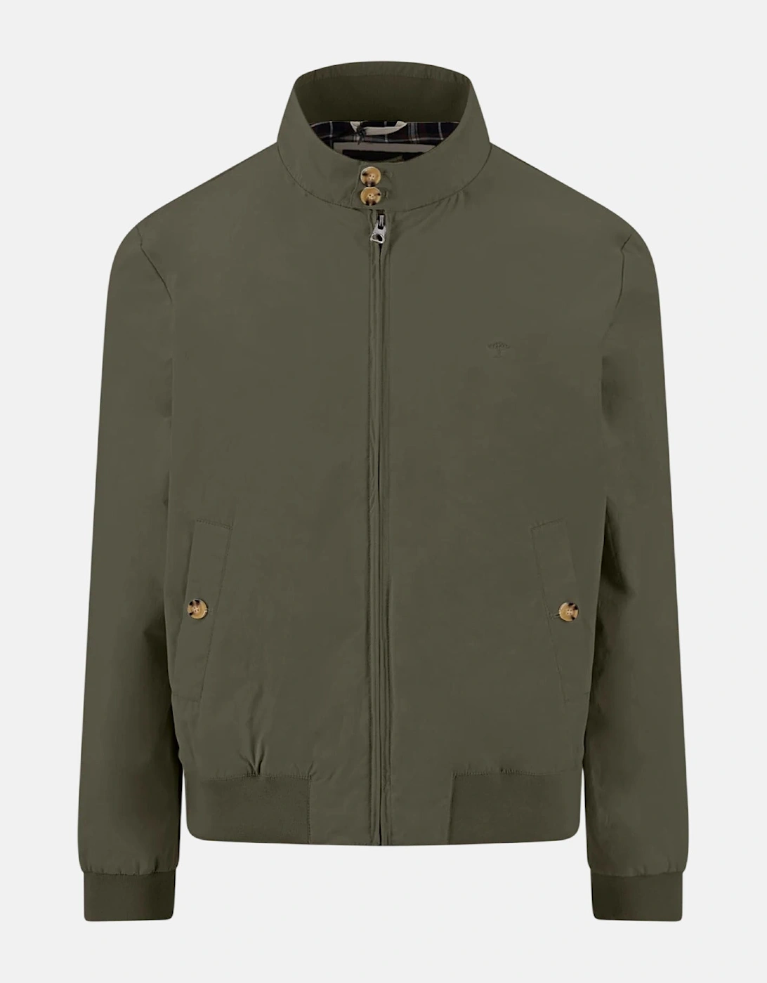 Stand Collar Harrington Jacket Dark Khaki, 3 of 2