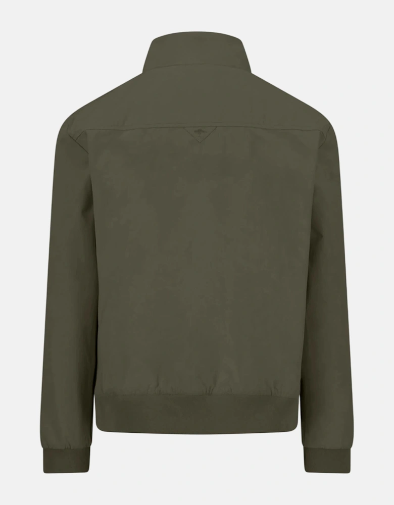Stand Collar Harrington Jacket Dark Khaki