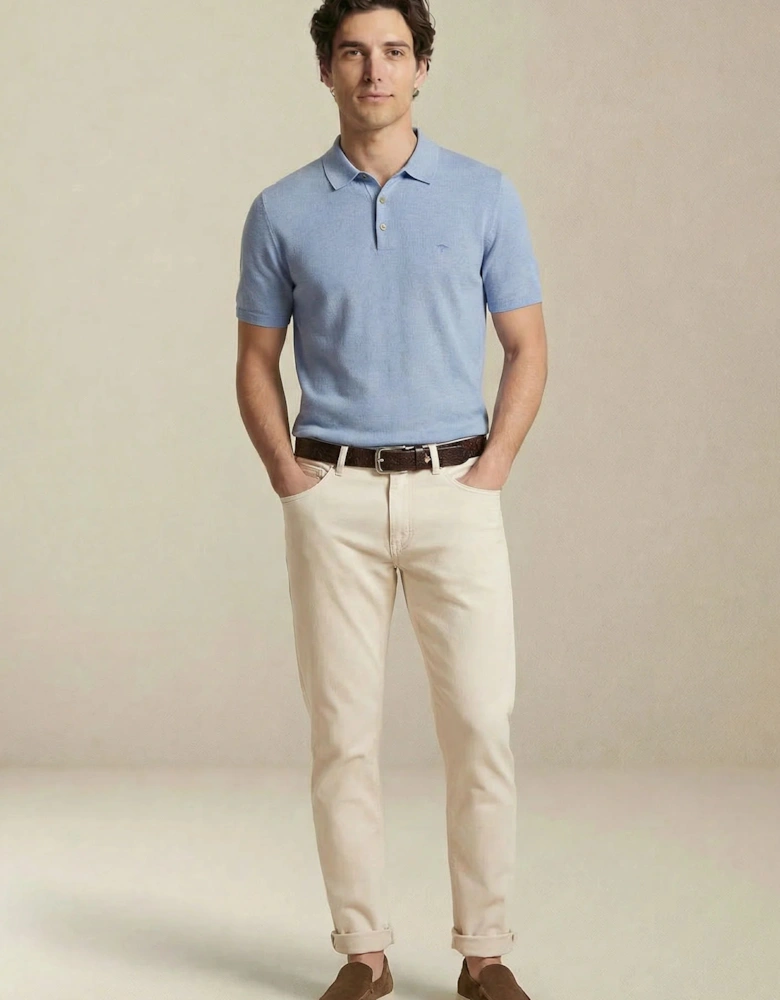 Fine Knit Air Cotton Polo Shirt New Breeze