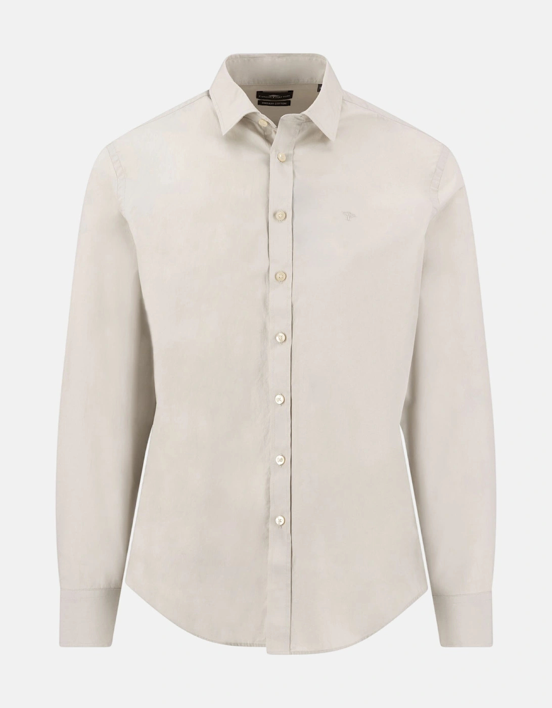 Essential Poplin Shirt Cement