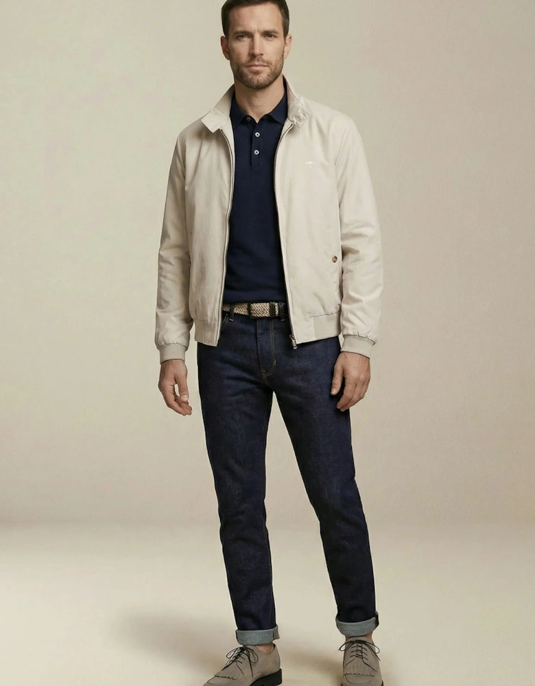 Stand Collar Harrington Jacket Cement