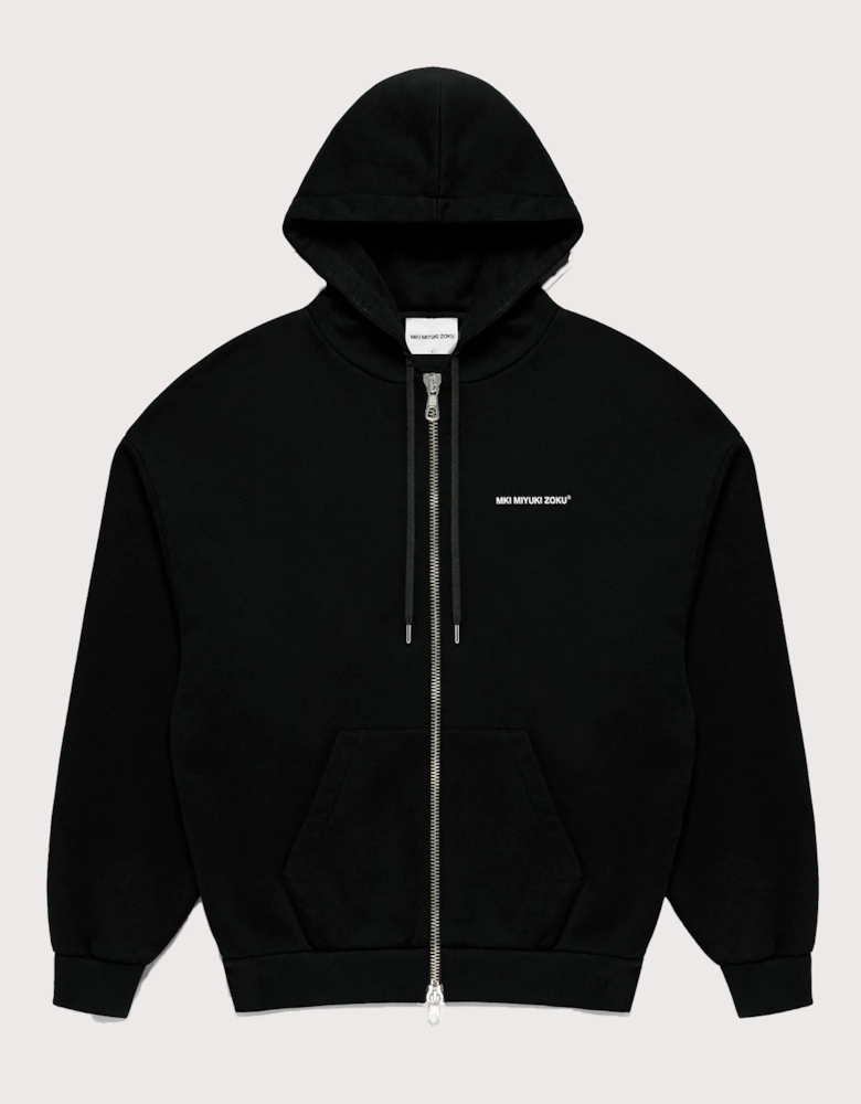 Oversized Uniform Zip Through Hoodie