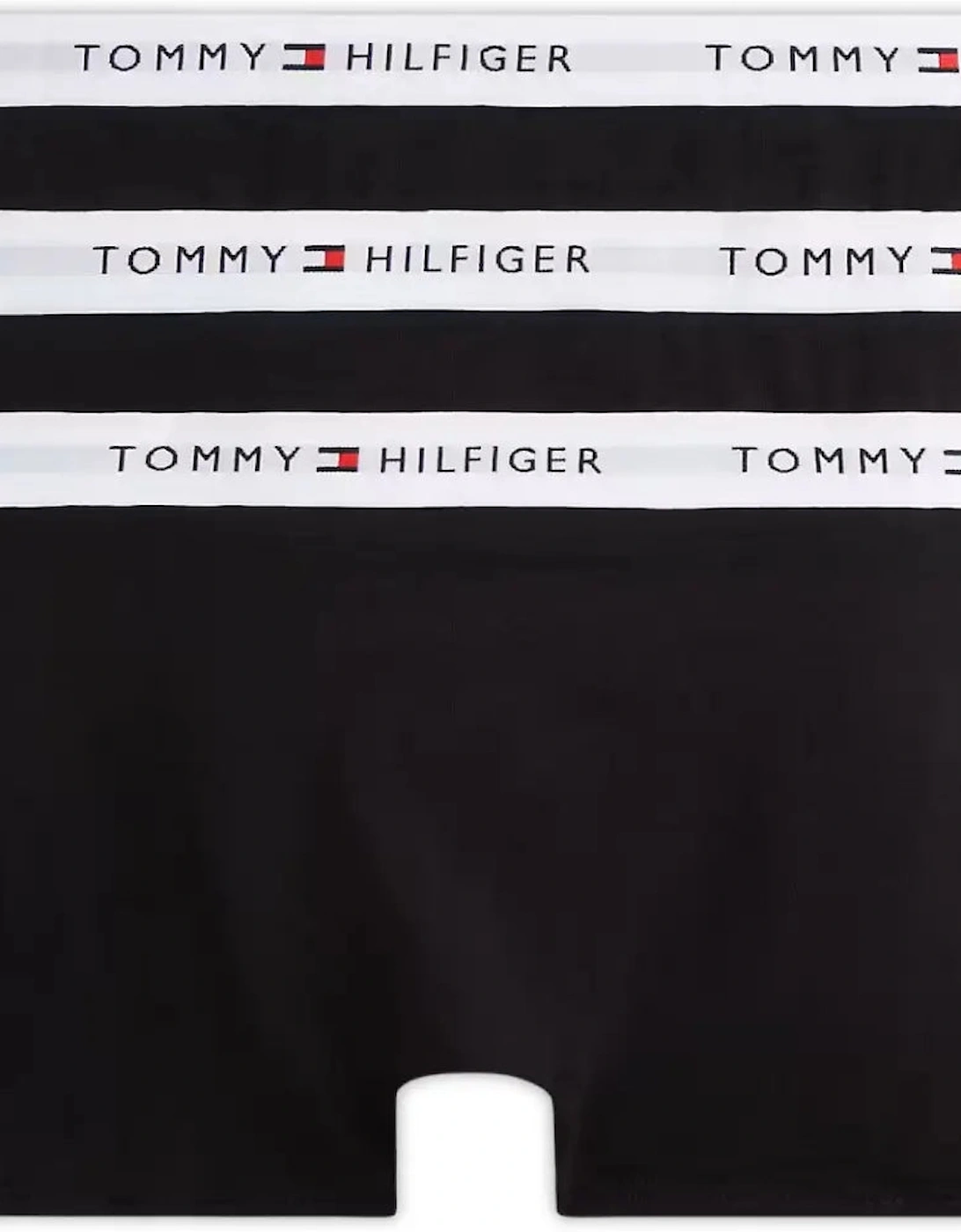 3-Pack Heritage Logo Boys Boxer Trunks, Black