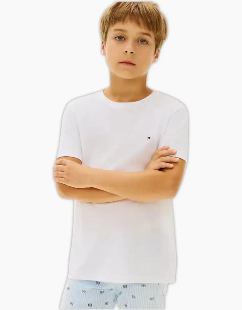 2-Pack Flag Logo Boys T-Shirts, Black/White