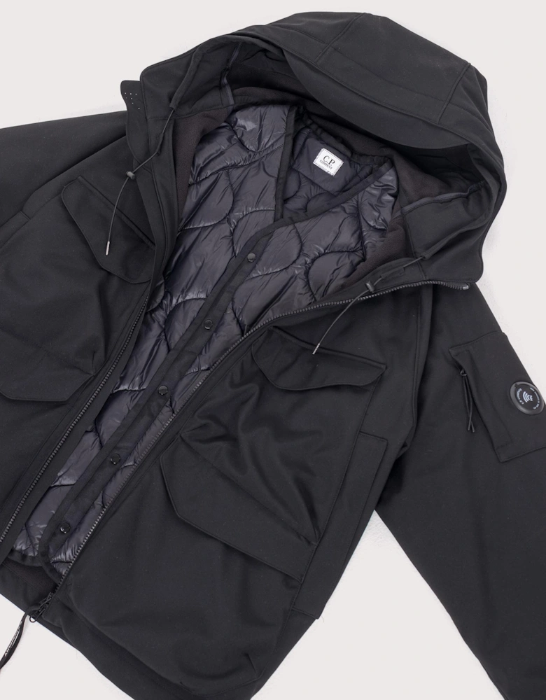 C.P. Shell-R Padded Hooded Lens Jacket