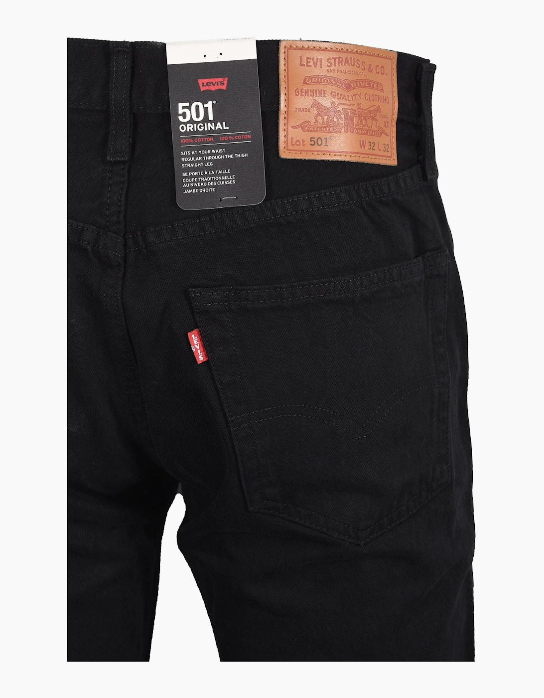 LEVIS 501 ORIGINAL JEANS BLACK