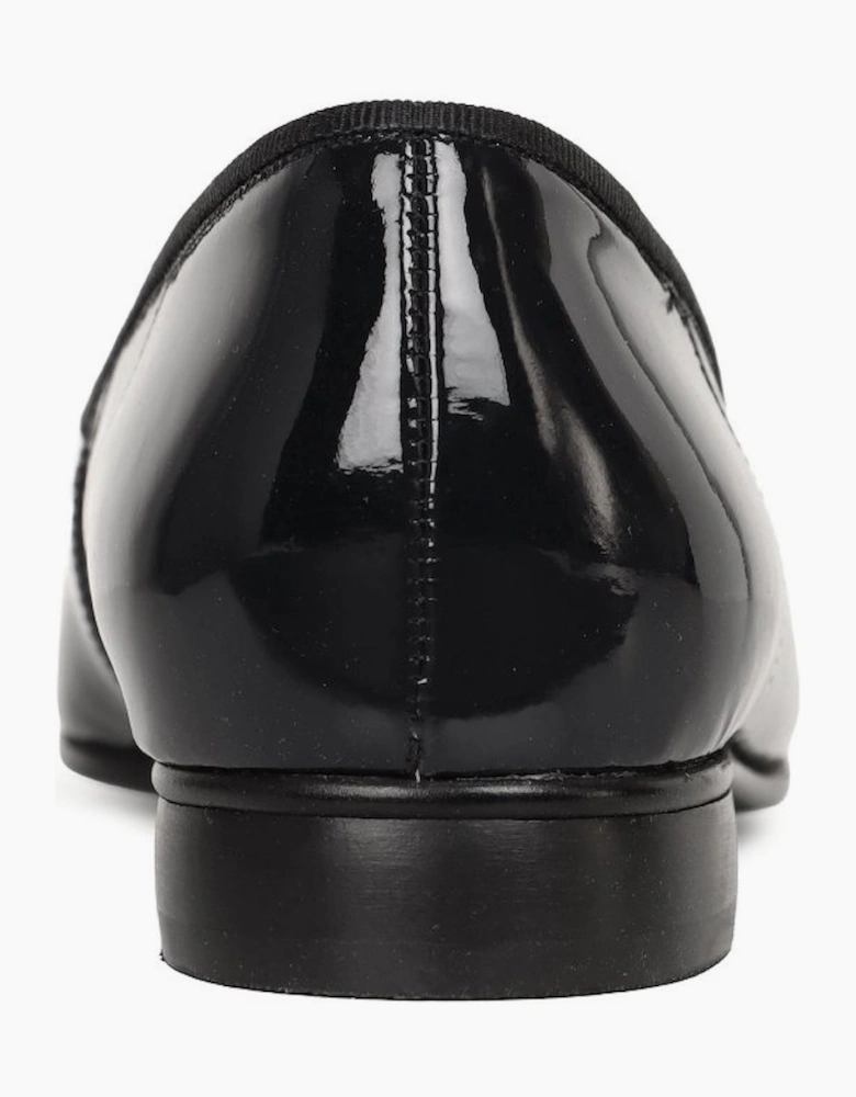 Assist Womens Bow Trim Ballerina Flats