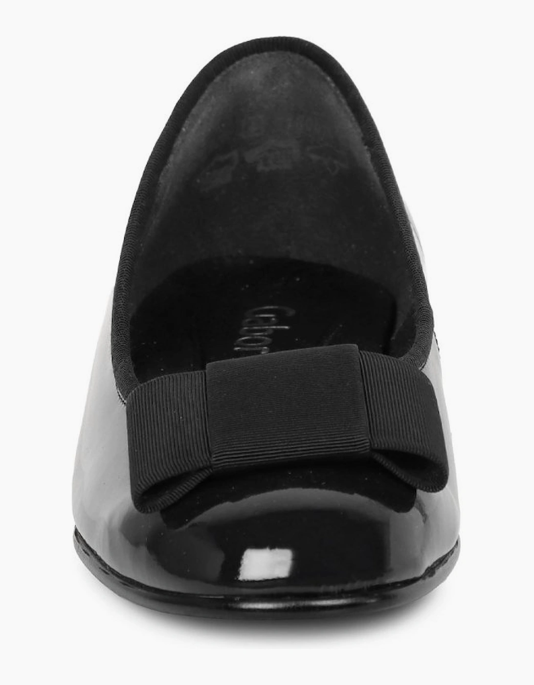 Assist Womens Bow Trim Ballerina Flats