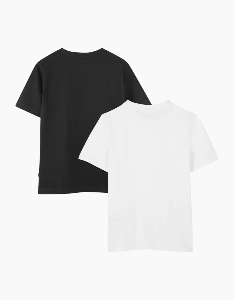 Boys 2-Pack Classic T-Shirts, Black/White