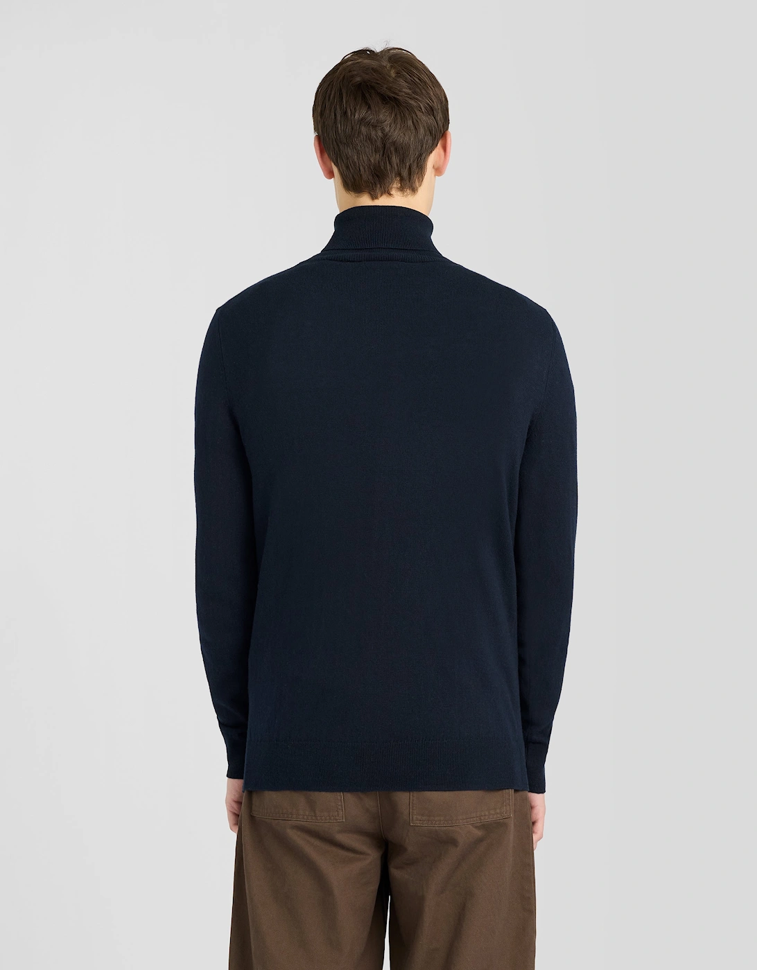 Cotton Merino Turtleneck Jumper