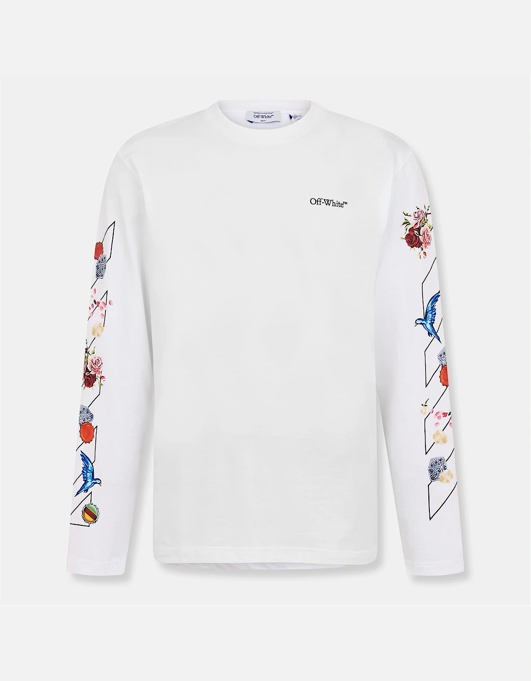 Crew Neck Long Sleeve Jersey T-Shirt, 2 of 1