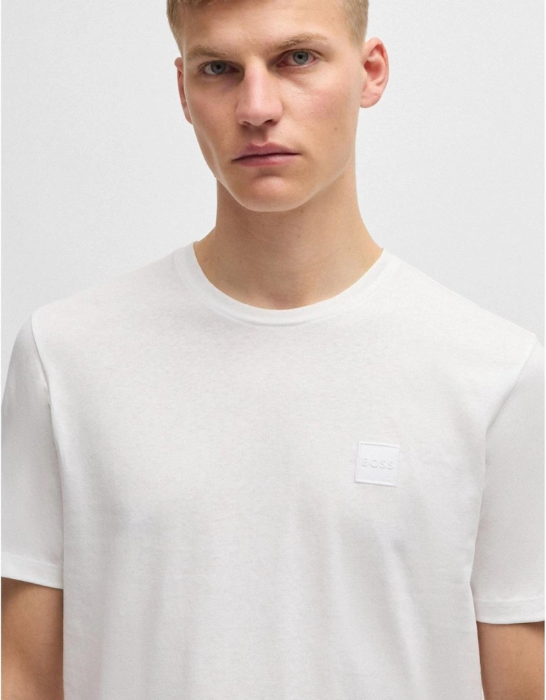 Orange Tales T-Shirt With Logo Patch Premium Cotton