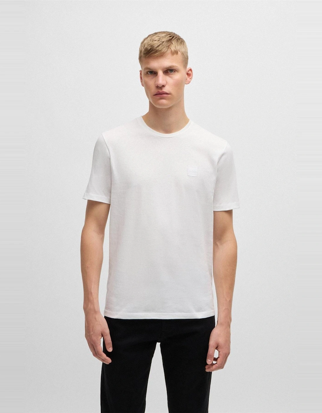Orange Tales T-Shirt With Logo Patch Premium Cotton