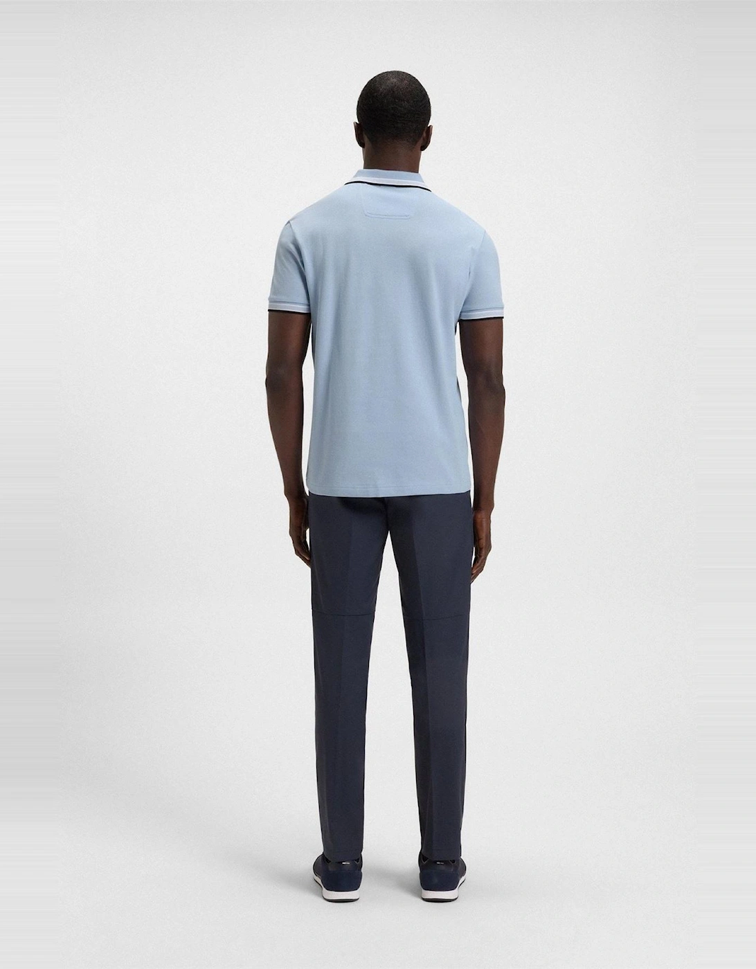 Green Paddy Polo Shirt With Contrast Tipping