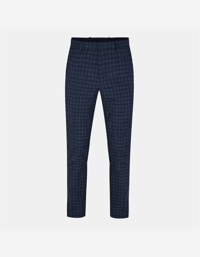 Jeffery Plaid Patterned Slim Fit Chinos