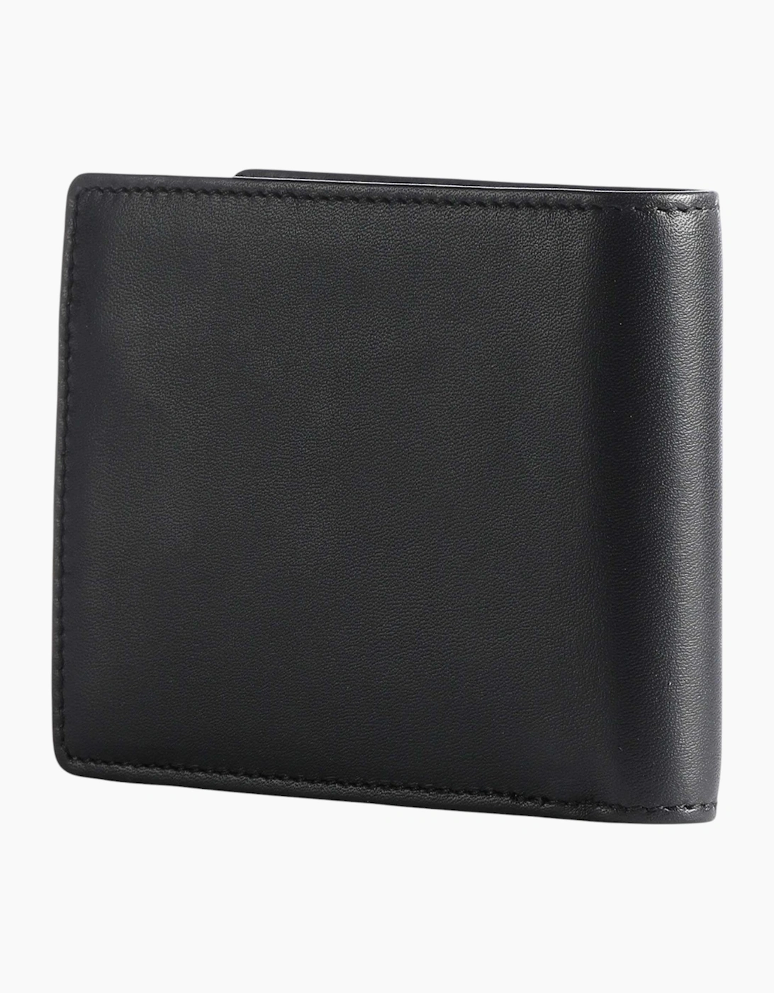 Hugo Boss Mens Wallet Asolo Genuine Leather Wallet Bifold Credit Card Holder Black